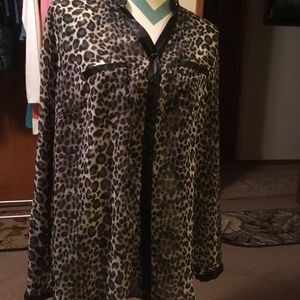 Torrid Cheetah Print Long Sleeve
